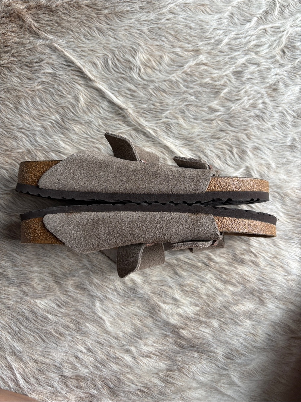 Birkenstock Arizona Softbed Suede in Taupe size 44 - Picture 7 of 7